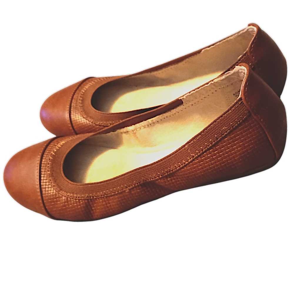 Kim Roger's Memory Foam Brown Flats Size 6M Shoes